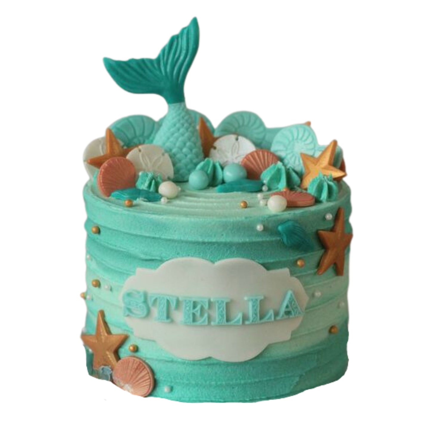 Under the Sea Mermaid Custom Cake