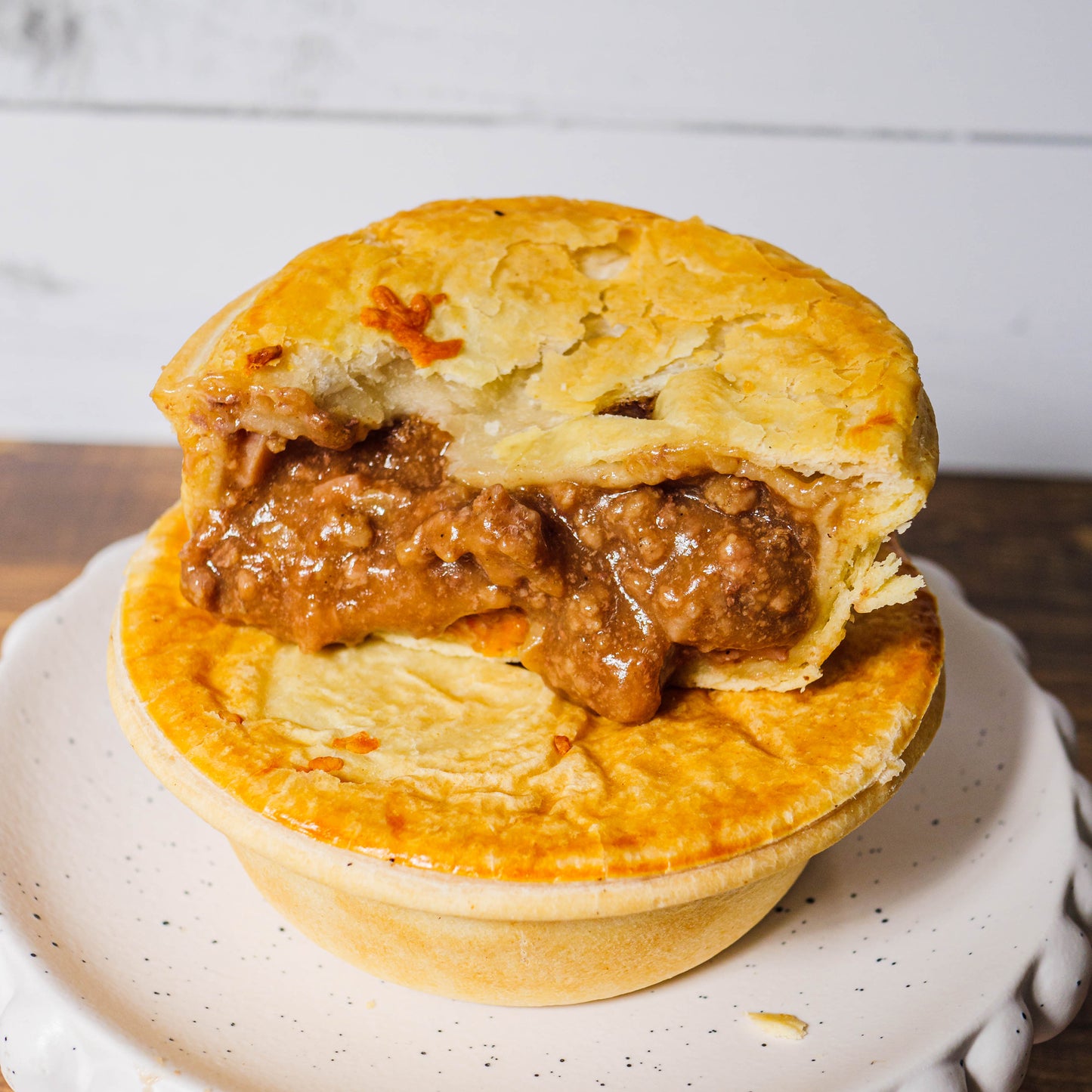 Steak, Cheese & Bacon Pie