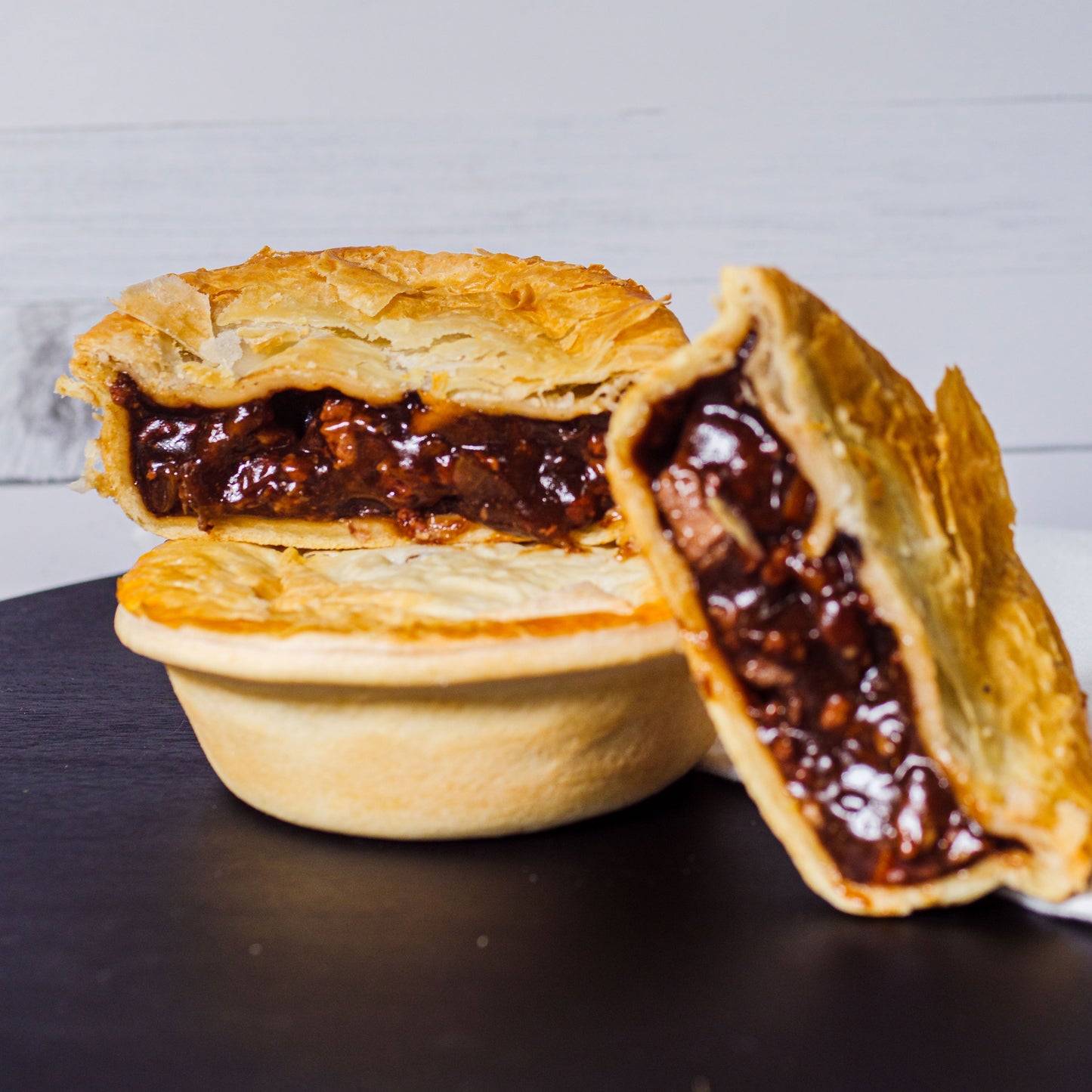 Beef & Burgundy Pie