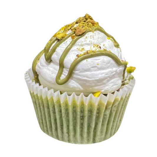 Pistachio Crunch Delight Cupcake