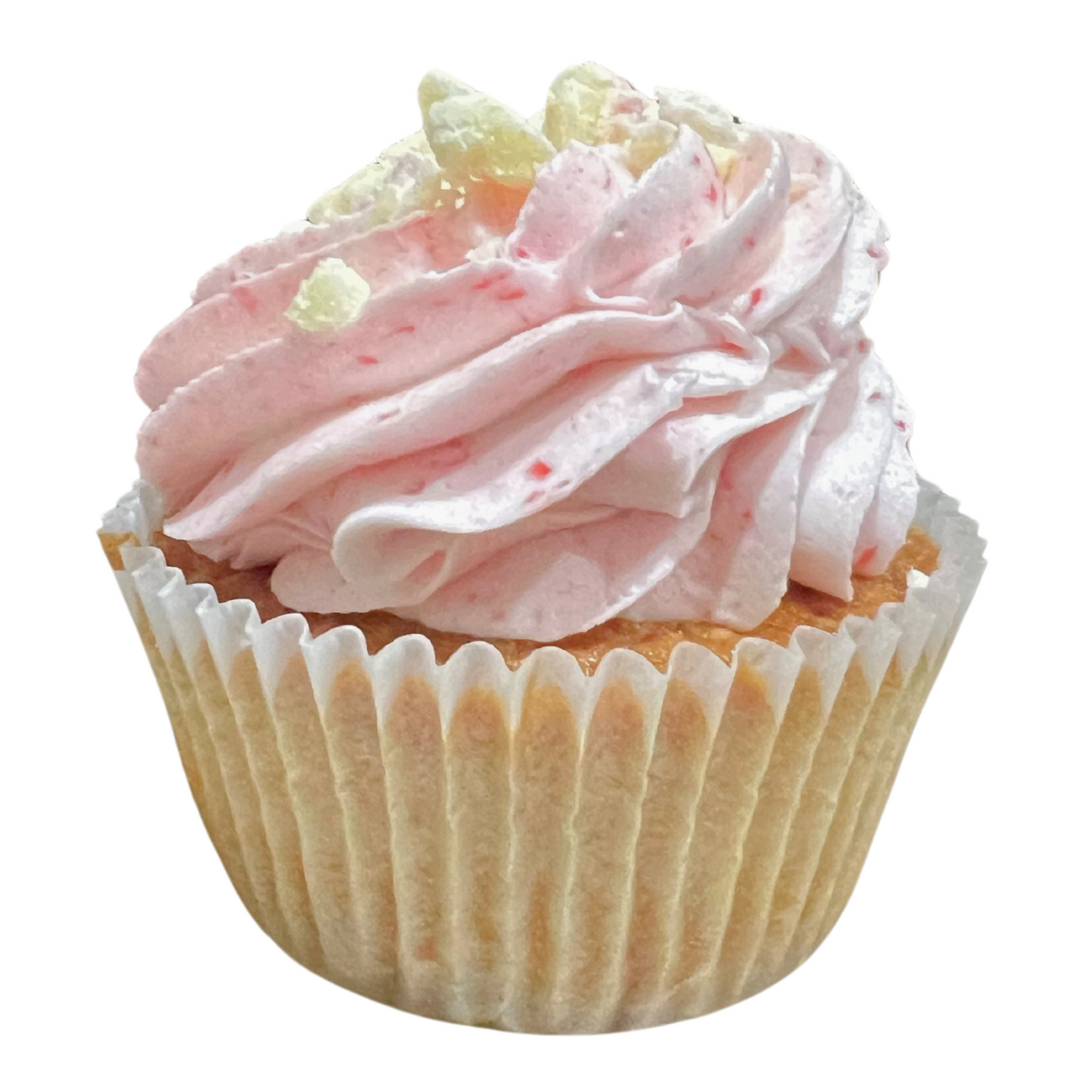 Raspberry White Choc Delight Cupcake