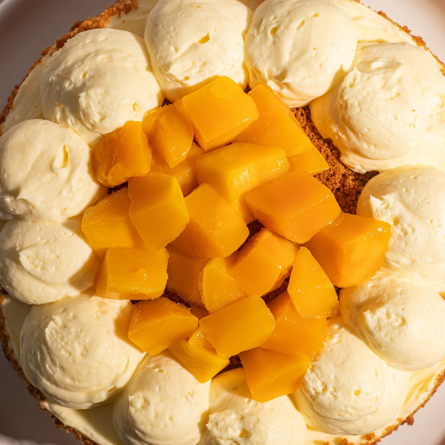 Traditional Filipino Mango Biscoff Cake