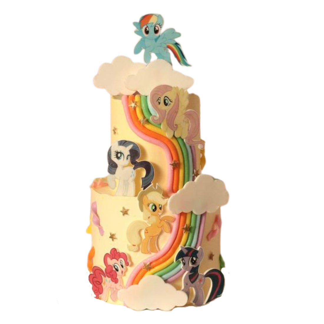 My Little Pony Rainbow Custom Cake – Bourkies Bakehouse