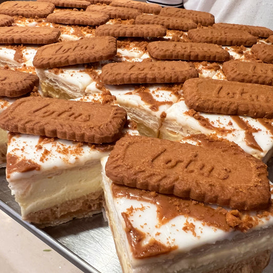 Biscoff Vanilla Slice