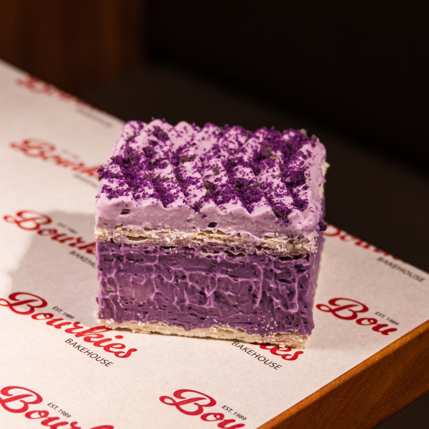 Ube Vanilla Slice