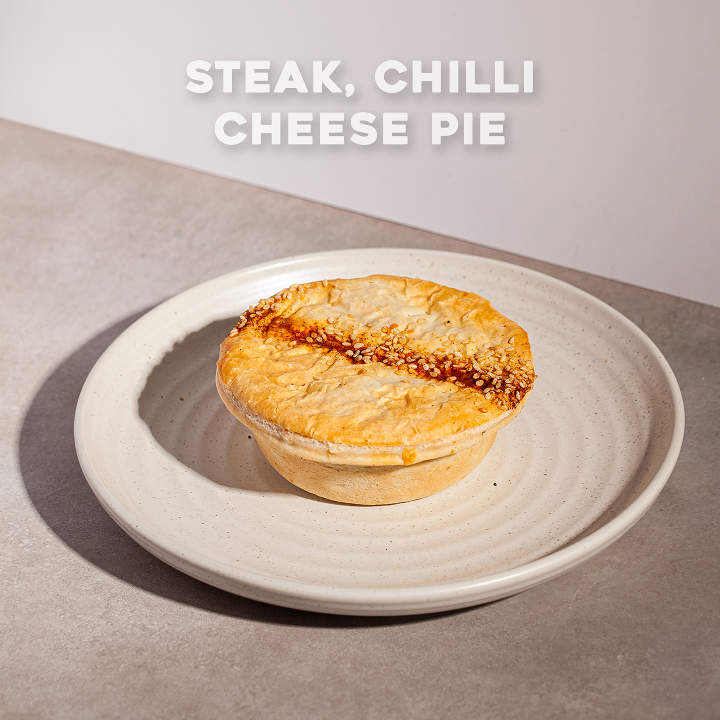 Steak, Chilli & Cheese Pie